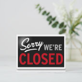 ポストカードを閉じてごめんなさい ポストカード (スタンド正面)