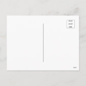 ポストカードを黒でチェックイン シーズンポストカード (裏面)