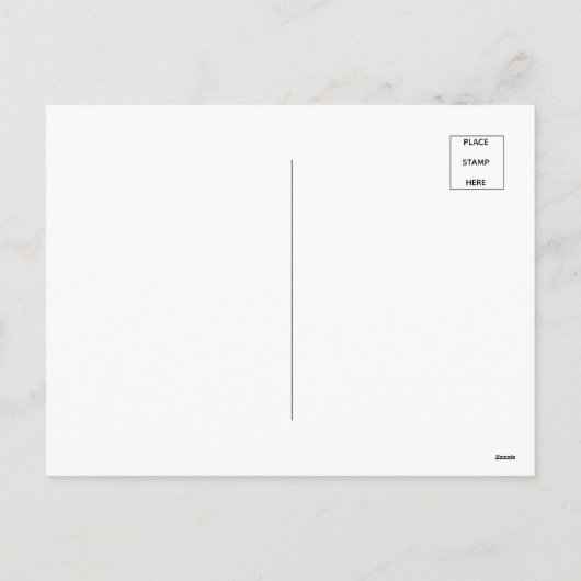 ポストカードを黒でチェックイン シーズンポストカード (裏面)