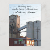 ポストカードアチソンカンザスホームシティアメリアエアハート ポストカード (正面)