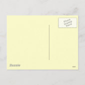 ポストカードイースターグリーティングパキュートヴィンテージスタイル シーズンポストカード (裏面)