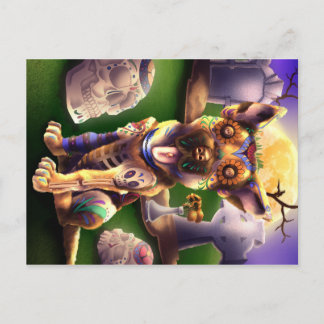 ポストカードウルフ集団ザポップドイツシェパード ポストカード