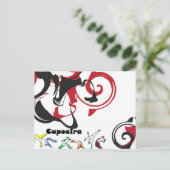 ポストカードカポエイラ武術アート ポストカード (スタンド正面)