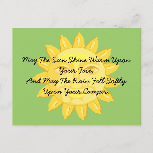 ポストカードキャンピングフレンズグリーティングパークキャンパー ポストカード (正面)