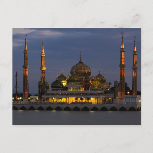 ポストカードクリスタルモスクテレンガヌ,マレーシア ポストカード (正面)