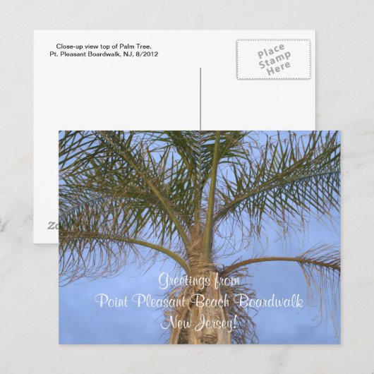 ポストカードグリーティングスfromポイントプレザントビーチNJ ポストカード (正面/裏面)