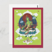 ポストカードグリーンタラ ポストカード (正面/裏面)