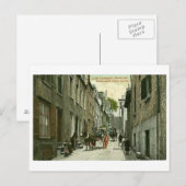 ポストカードケベックシティリトルシャンプレーン通り ポストカード (正面/裏面)