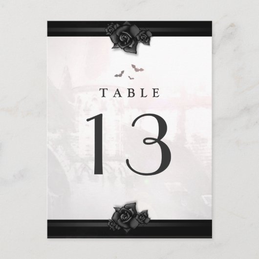 ポストカードゴシックハロウィーンラブ ポストカード (正面)