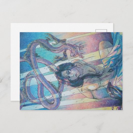 ポストカードサイズ11個の感動的なアートシリーズ1 ポストカード (正面/裏面)