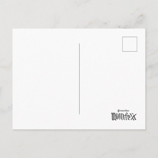 ポストカードサイズ11個の感動的なアートシリーズ1 ポストカード (裏面)