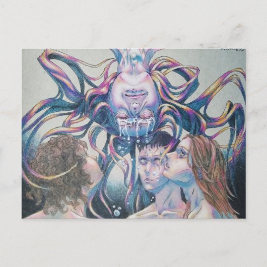 ポストカードサイズ11個の感動的なアートシリーズ3 ポストカード (正面)