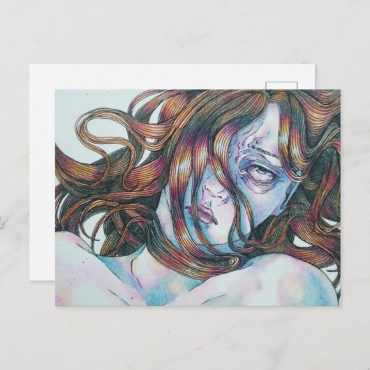 ポストカードサイズ11個の感動的なアートシリーズ7 ポストカード (正面/裏面)