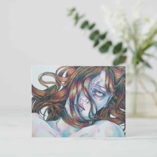 ポストカードサイズ11個の感動的なアートシリーズ7 ポストカード (スタンド正面)