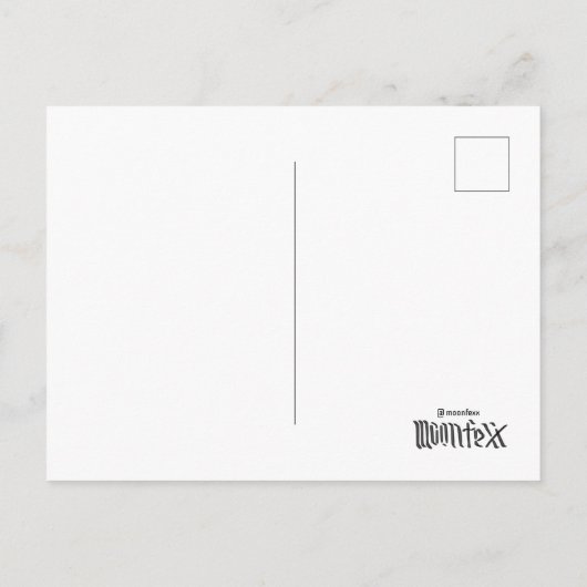 ポストカードサイズ11個の感動的なアートシリーズ9 ポストカード (裏面)