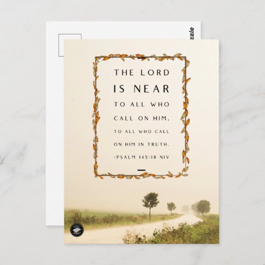 ポストカードサイズ - 聖書の名言記憶カード ポストカード (正面/裏面)