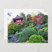 ポストカードサンフランシ日本のステアガーデン ポストカード (正面/裏面)