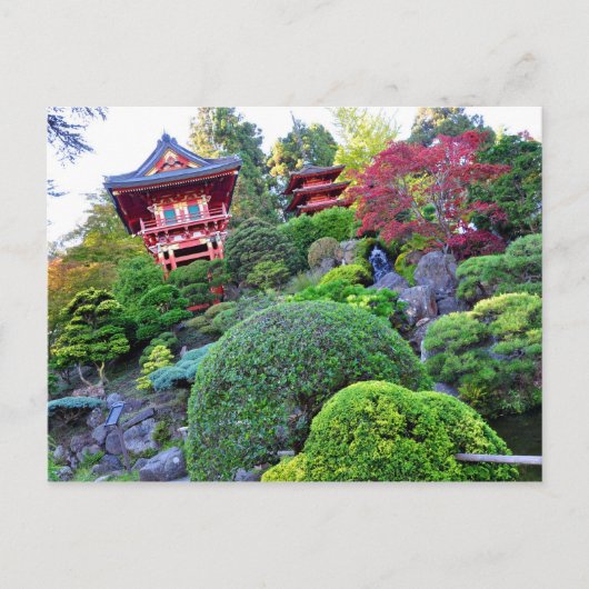 ポストカードサンフランシ日本のステアガーデン ポストカード (正面)