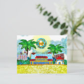 ポストカードシークインボンディビーチシドニー豪州 ポストカード (スタンド正面)