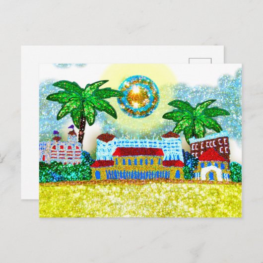 ポストカードシークインボンディビーチシドニー豪州 ポストカード (正面/裏面)