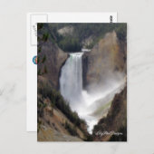 ポストカードシーンイエローストーン秋 ポストカード (正面/裏面)