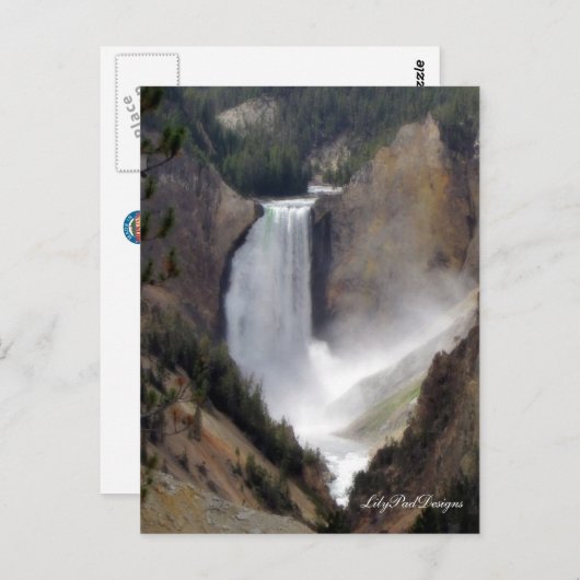 ポストカードシーンイエローストーン秋 ポストカード (正面/裏面)
