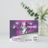 ポストカードテンプレートイベントダンス ポストカード (スタンド正面)