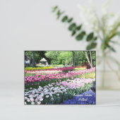 ポストカードテンプレート、フローラガーデン ポストカード (スタンド正面)