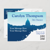 ポストカードテンプレートUSA国立記念物 ポストカード (正面/裏面)