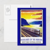 ポストカードトラベルアメリカプリントレトロヴィンテージトラベル ポストカード (正面/裏面)