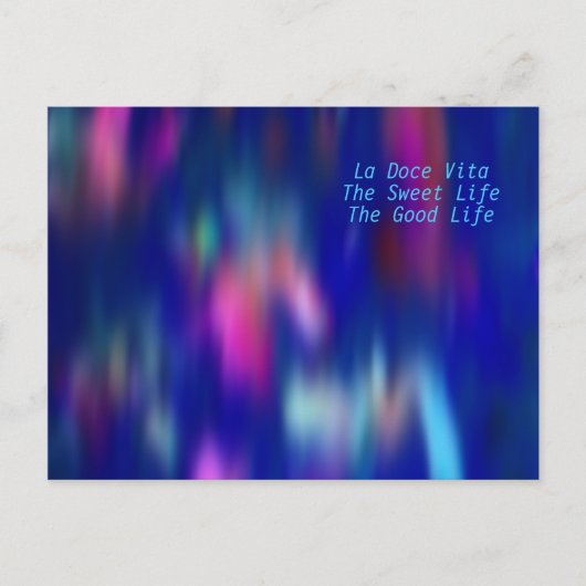 ポストカードドルチェヴィータ シーズンポストカード (正面)