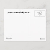 ポストカードハート形の月。 ポストカード (裏面)