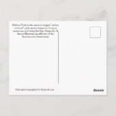 ポストカードバルボアパークセピアトーン ポストカード (裏面)