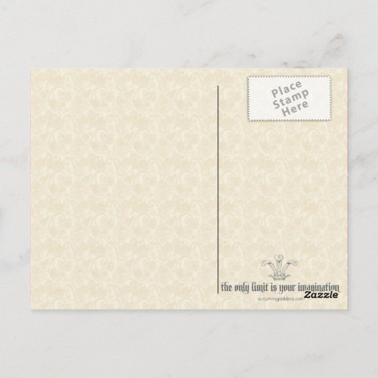 ポストカードパープルフェアリー ポストカード (裏面)