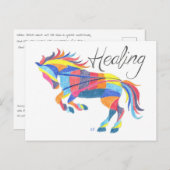 ポストカードヒーリングホースバイシェリージャービス ポストカード (正面/裏面)