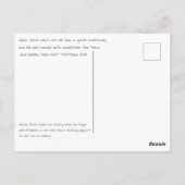 ポストカードヒーリングホースバイシェリージャービス ポストカード (裏面)