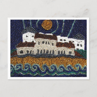 ポストカードビーズアートボンディビーチシドニーオーストラリア ポストカード