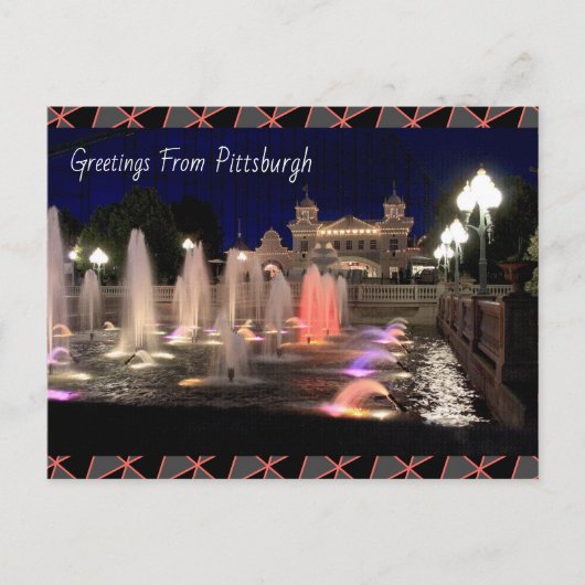 ポストカードピッツバーグ – アミューズメントパーク ポストカード (正面)