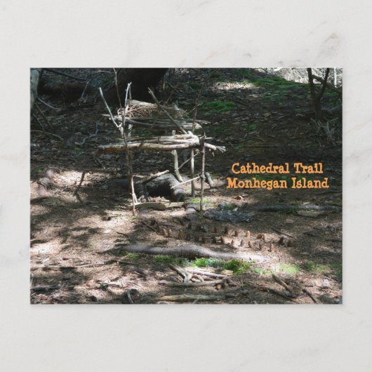 ポストカードフェアリーハウスガーデンオンモンヘガンアイランド ポストカード (正面)