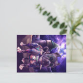 ポストカードフランキーザピットブルフランケンシュタイン ポストカード (スタンド正面)