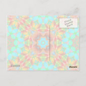 ポストカードフローラフラクタルArt G410 ポストカード (裏面)