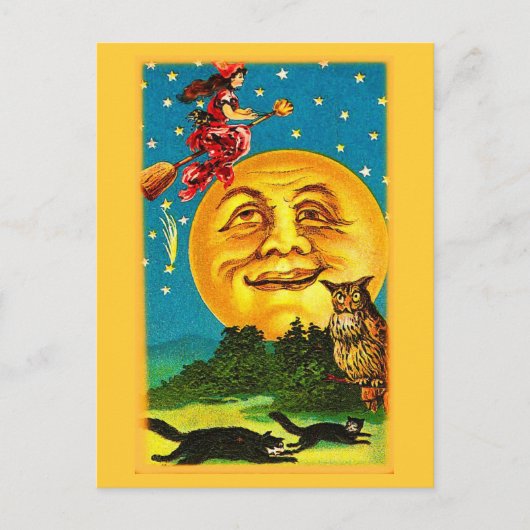 ポストカードホリデーアート – ヴィンテージハロウィーン2 シーズンポストカード (正面)