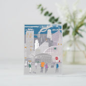 ポストカードマンチェスターイラストレーションアートワーク ポストカード (スタンド正面)