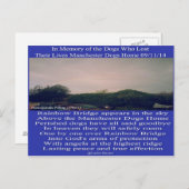 ポストカードマンチェスター虹の詩 ポストカード (正面/裏面)