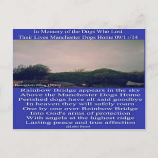 ポストカードマンチェスター虹の詩 ポストカード