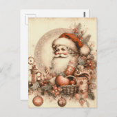 ポストカードメリークリスマスラブサンタ ポストカード (正面/裏面)