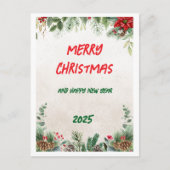 ポストカードメリークリスマス2025 ポストカード (正面)