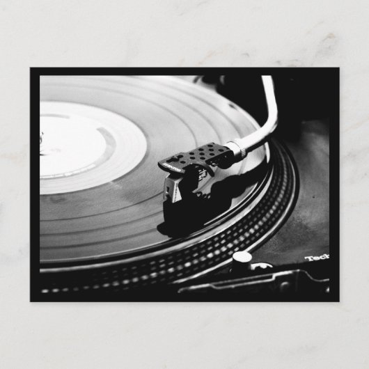 ポストカードラブザアーツレコードプレーヤー ポストカード (正面)