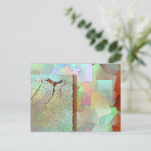 ポストカードレッド・カイトin the Wind collage ポストカード (スタンド正面)