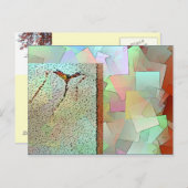 ポストカードレッド・カイトin the Wind collage ポストカード (正面/裏面)